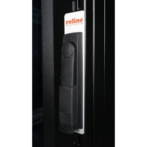 Roline ROLINE Serverschrank 48,26cm 19Zoll 36 HE 600x1000 BxT schwarz Plexiglas
