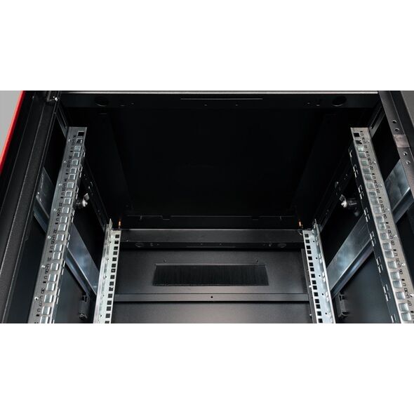 ROLINE Netzwerkschrank Pro 48,26cm 19Zoll 36 HE 600x800 BxT Glast�r schwarz