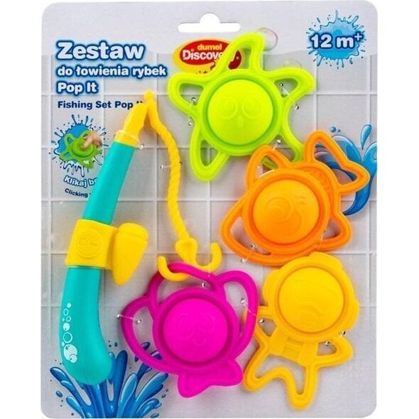 Zestaw do łowienia rybek Pop It