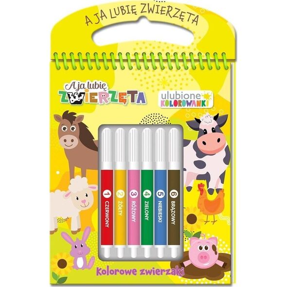 A ja lubię zwierzęta. Ulubione kolorowanki 2