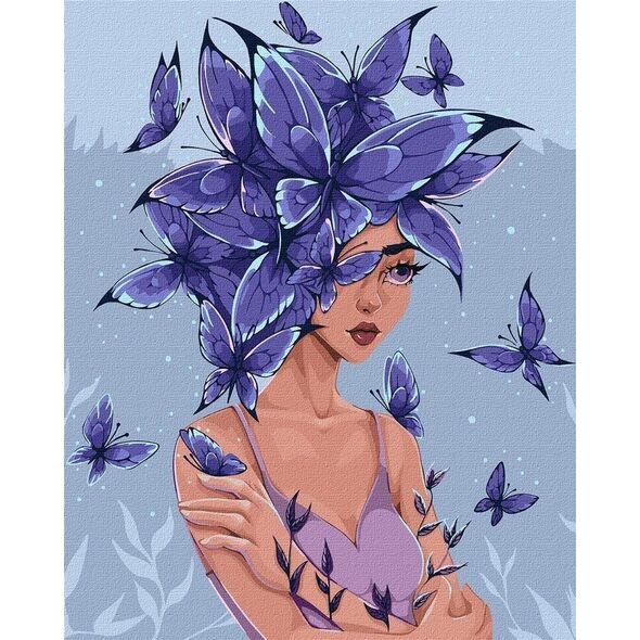 Malowanie po numerach - Motyle myśli 40x50cm