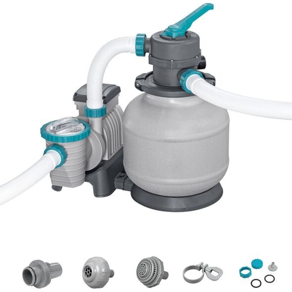 Piaskowa Pompa Filtrująca do basenów BESTWAY 8327 l/h + Złączki + Węże
