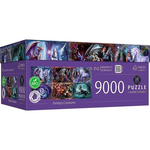 Trefl Puzzle Prime Fantasy Creatures 9000 elementow (81034)