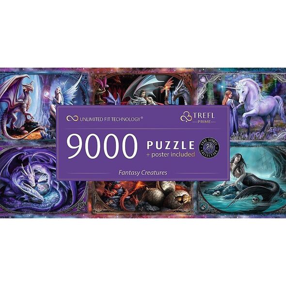 Trefl Puzzle Prime Fantasy Creatures 9000 elementow (81034)