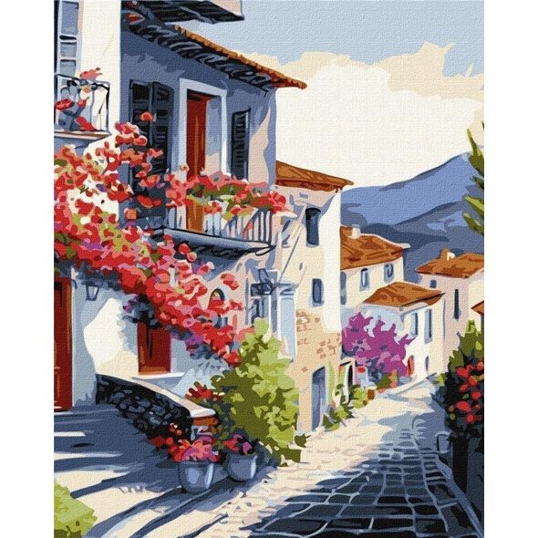 Malowanie po numerach - Miasteczko 40x50cm