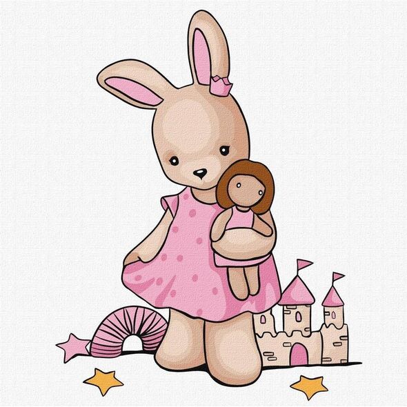 Malowanie po numerach - Charming princess Kids