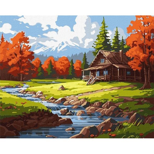 Malowanie po numerach - Miejsce inspiracji 40x50cm