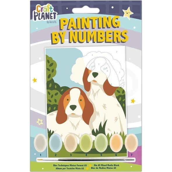 Malowanie po numerach Craft Planet - Psy