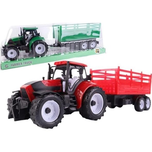 Traktor z przyczepą burtową mix EDUKAMP