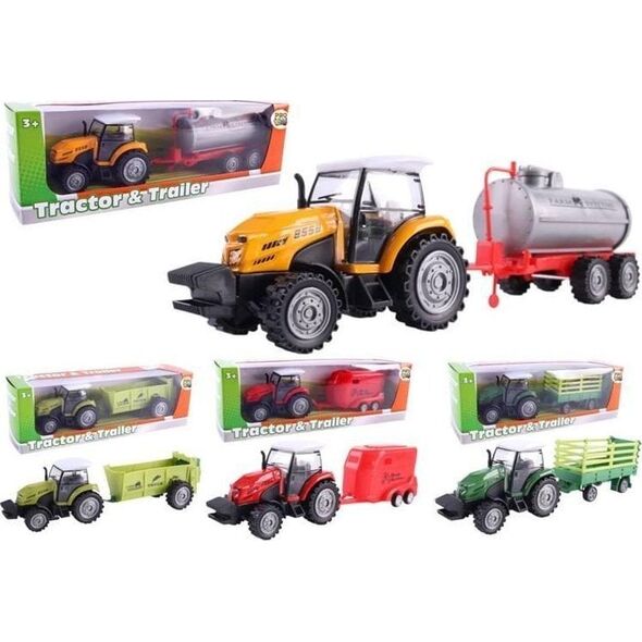 Traktor z przyczepą mix EDUKAMP