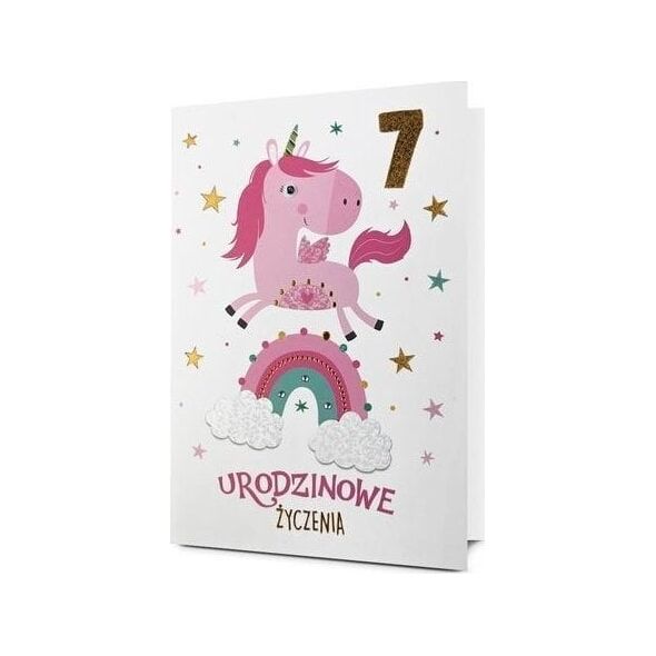 Karnet B6 Urodziny 7 EDUKAMP