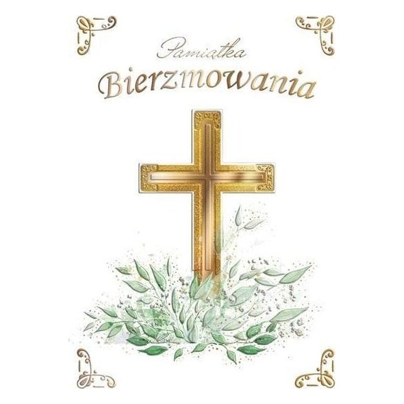 Karnet A5 Bierzmowanie - Krzyż EDUKAMP