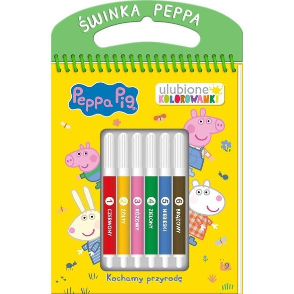 Świnka Peppa. Ulubione kolorowanki cz.2 EDUKAMP