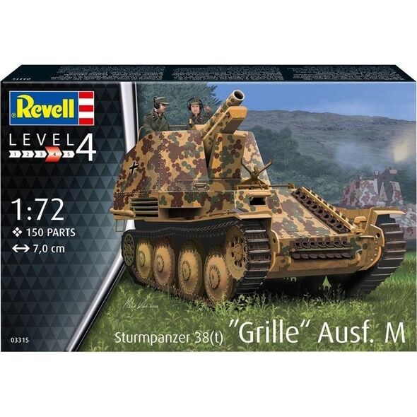 Pojazd 1:72 Sturmpanzer 38(t) Grille Ausf. M EDUKAMP