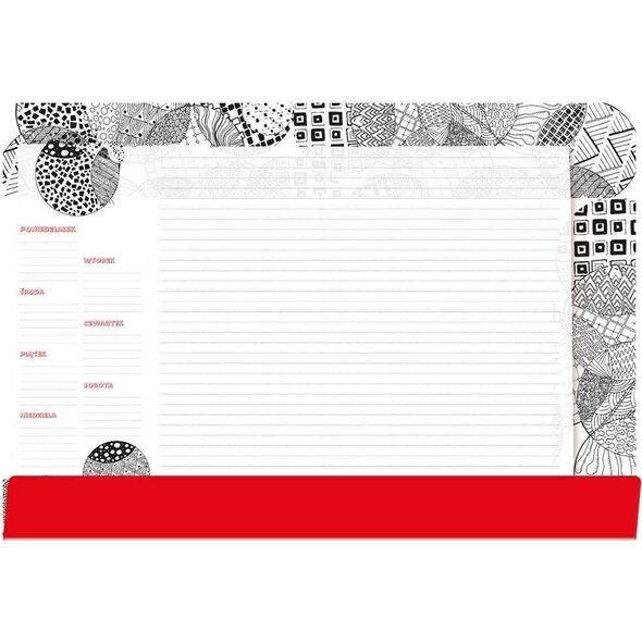 Podkład na biurko notes B3 - mandala do kolorowani EDUKAMP