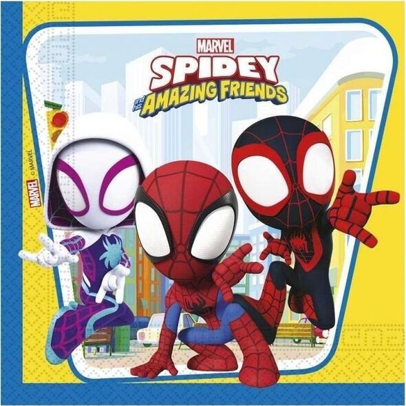 Serwetki papierowe Spidey & His Amazing.. 33x33cm EDUKAMP
