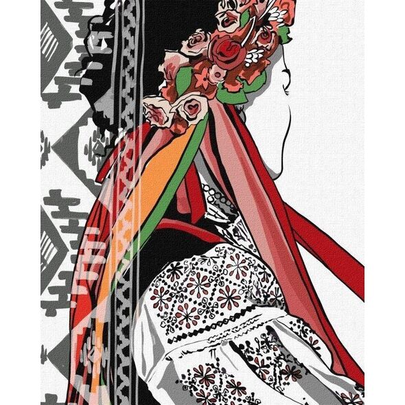 Malowanie po numerach - Kwitnąca piękność 40x50cm EDUKAMP