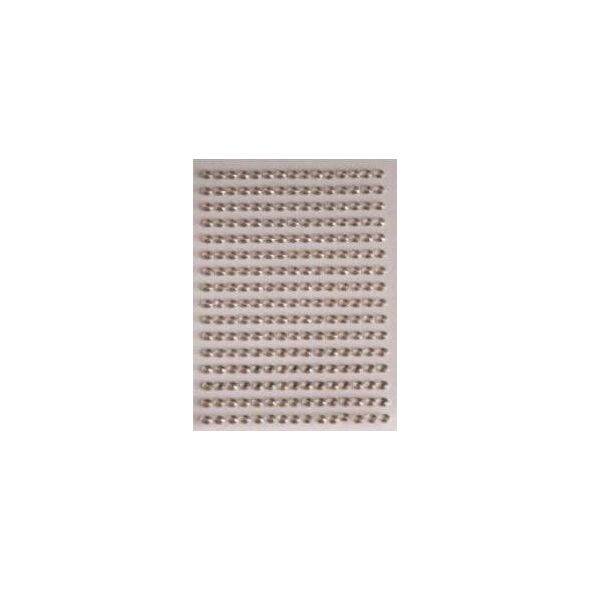 Dżety samoprzylepne srebrne 6mm 140szt EDUKAMP