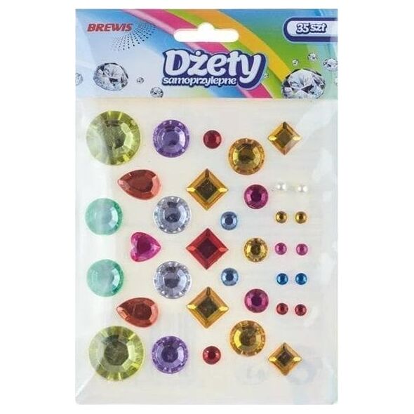 Dżety samoprzylepne 35szt EDUKAMP