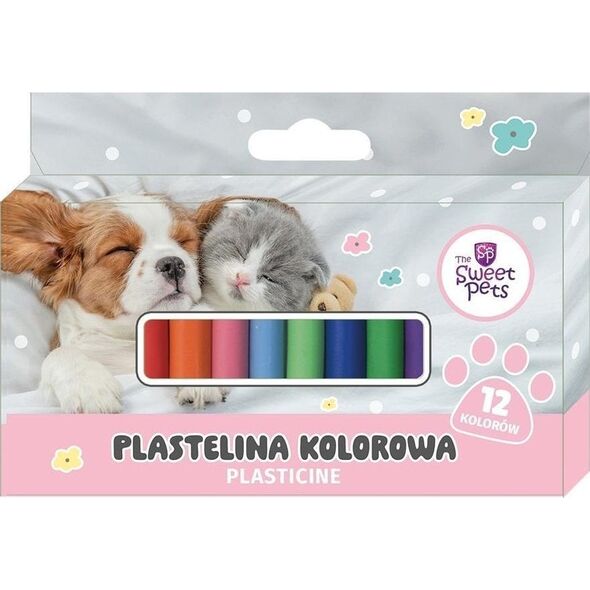 Plastelina The Sweet Pets 12 kolorów EDUKAMP