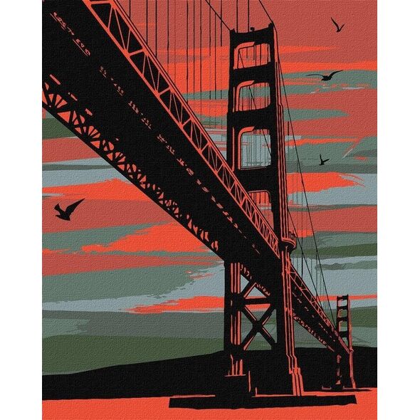 Malowanie po numerach - San Francisco 40x50cm EDUKAMP