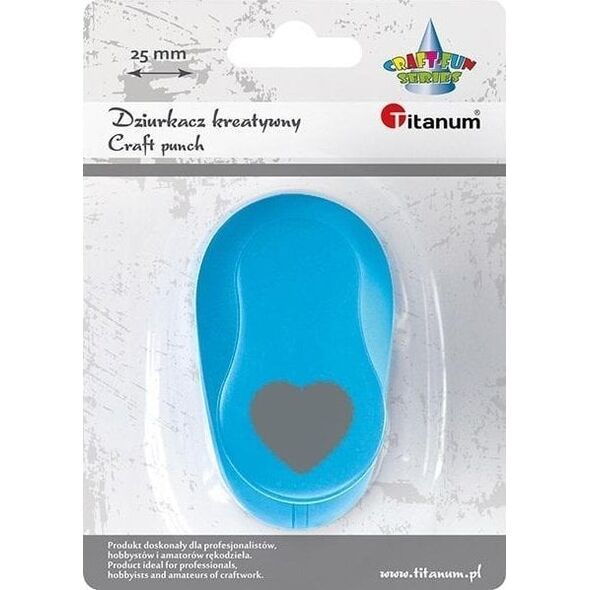 Dziurkacz z motywem 25mm serce EDUKAMP