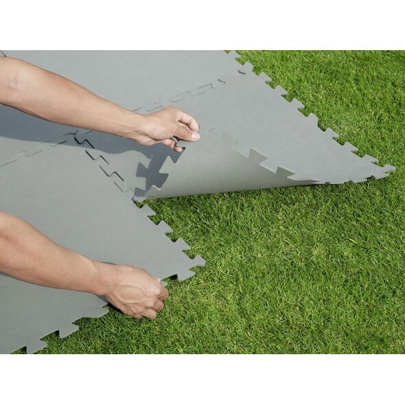 Bestway Piankowa mata pod basen SZARY 50cmx50cm 58639 EDUKAMP