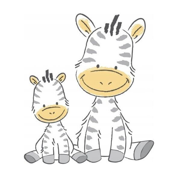 MALTEX Fotelik do kąpieli z matą Zebra niebieski