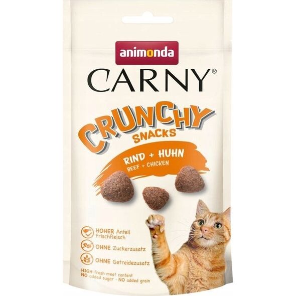 ANIMONDA KOT CARNY 50g CRUNCHY SNACKS     KURCZAK+WOŁOWINA  przysmak
