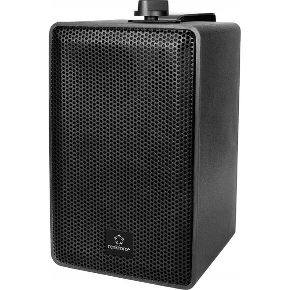 Reolhøjttaler Renkforce RL100W BK 100 W Sort 1 pair