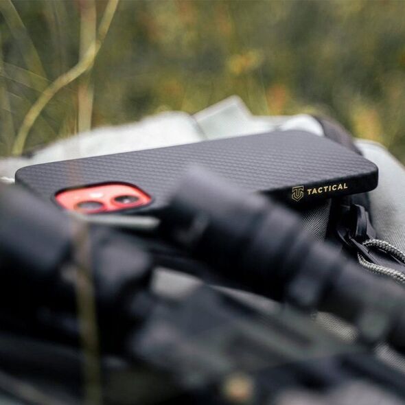 Tactical MagForce Aramid skirtas Apple iPhone 13 mini dėklas telefonui juodos spalvos
