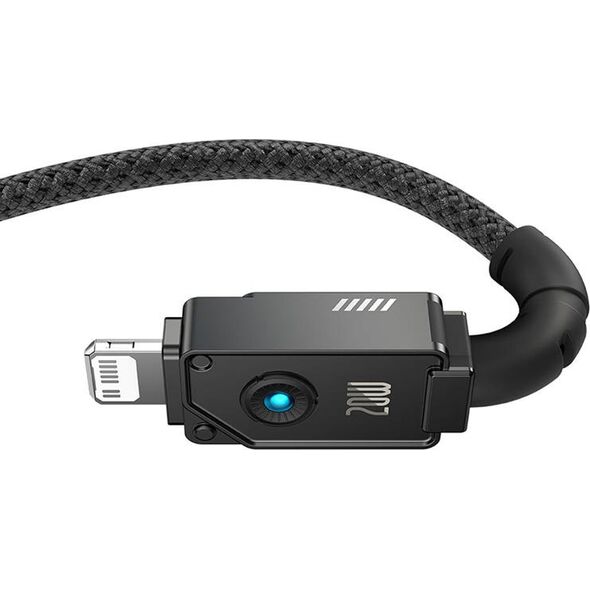 Kabel USB Baseus USB-C - Lightning 1 m Czarny (P10355803111-00)