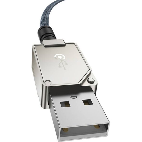 Kabel USB Baseus USB-A - Lightning 2 m Granatowy (P10355802221-01)