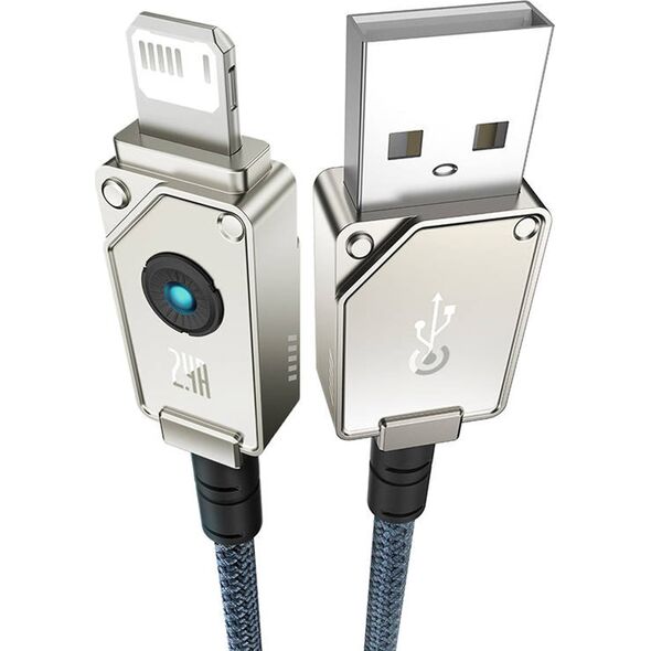 Kabel USB Baseus USB-A - Lightning 1 m Biały (P10355802221-00)