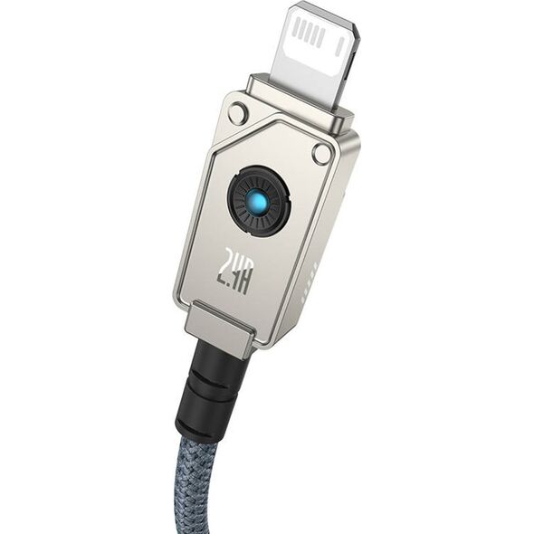 Kabel USB Baseus USB-A - Lightning 1 m Biały (P10355802221-00)