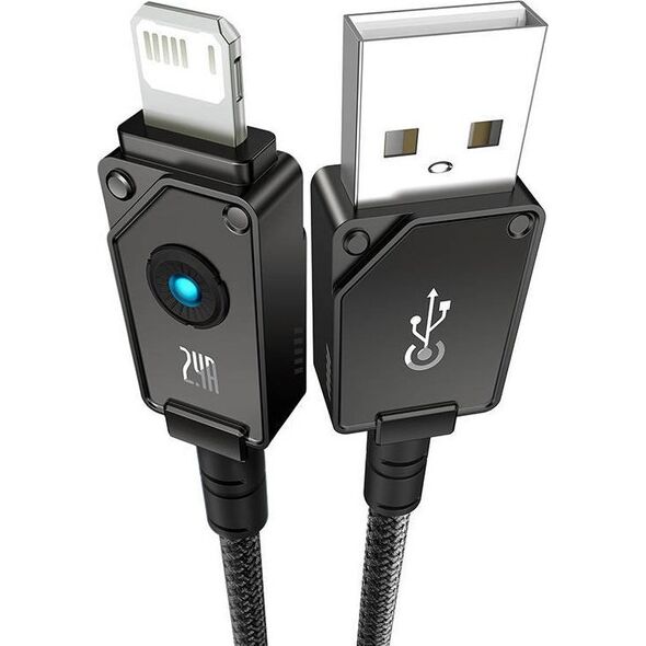 Kabel USB Baseus Kabel szybkiego ładowania Baseus USB do IP 2,4A,2m (Czarny)