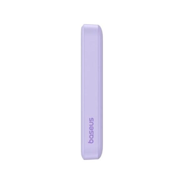 Powerbank Baseus OS-Baseus Magnetic Mini Air Wireless Fast Charge Power Bank 10000mAh 20W Nebula Purple（With Simple Charging Cable Type-C to Type-C (20V/3A) 30cm White)