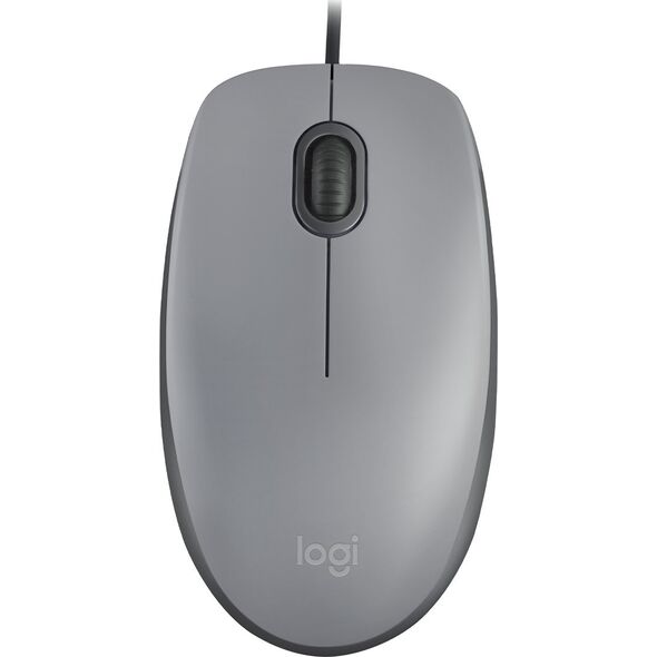 Mysz Logitech Logitech myš Corded M110 tichá, šedá, EMEA