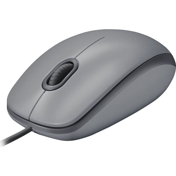Mysz Logitech Logitech myš Corded M110 tichá, šedá, EMEA