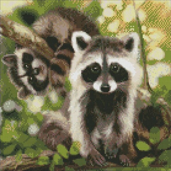 Norimpex Diamentowa mozaika - Przyjaciele w paski 40x40cm