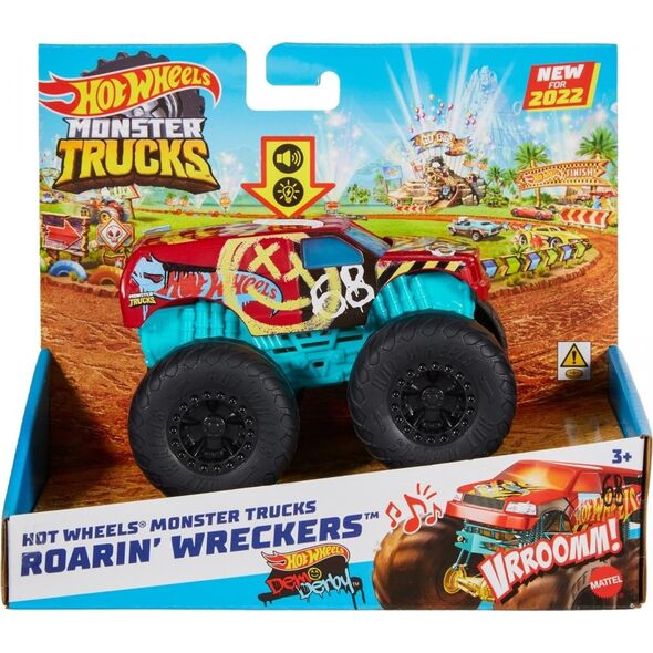 Hot Wheels Pojazd Demo Derby 1:43 światło i dźwięk