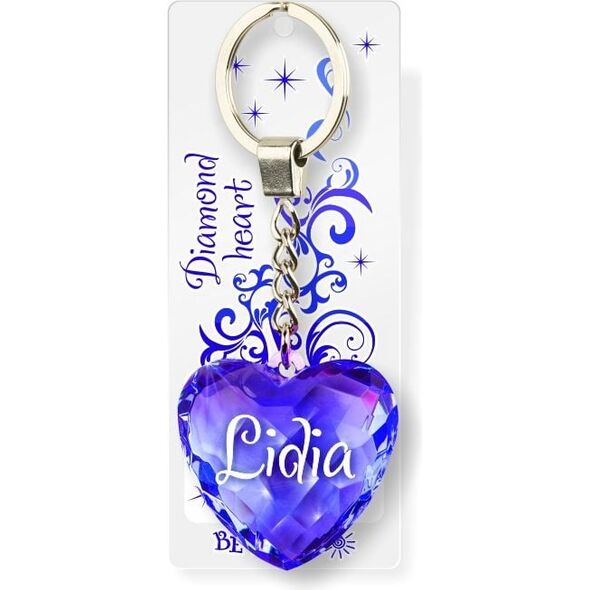 Breloczek Be Happy Brelok Serce Diamentowe - Lidia (BEHA0071)