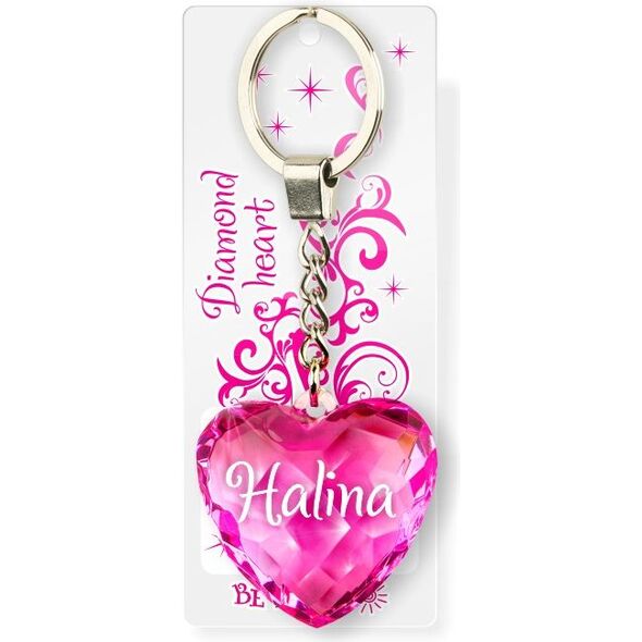 Breloczek Be Happy Brelok Serce Diamentowe - Halina (BEHA0053)