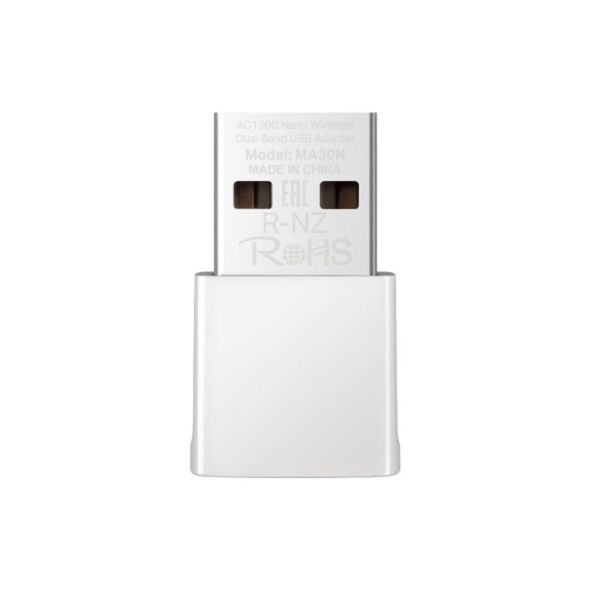 Mercusys AC1300 Nano Wireless Dual Band USB Adapter (MA30N) (MERMA30N) έως 12 άτοκες Δόσεις