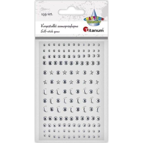 Kryształki samoprzylepne 139szt EDUKAMP