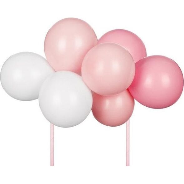 Balonowy topper na tort różowy 29cm EDUKAMP