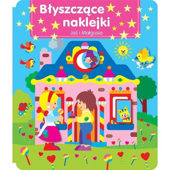 Błyszczące naklejki. Jaś i Małgosia EDUKAMP