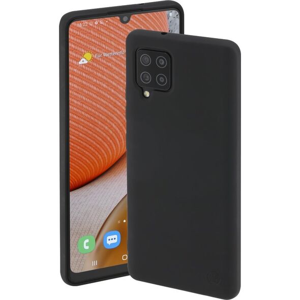 Θήκη Πλάτης από Υγρή Σιλικόνη Mocco για Samsung Galaxy A42 5G Μαύρο