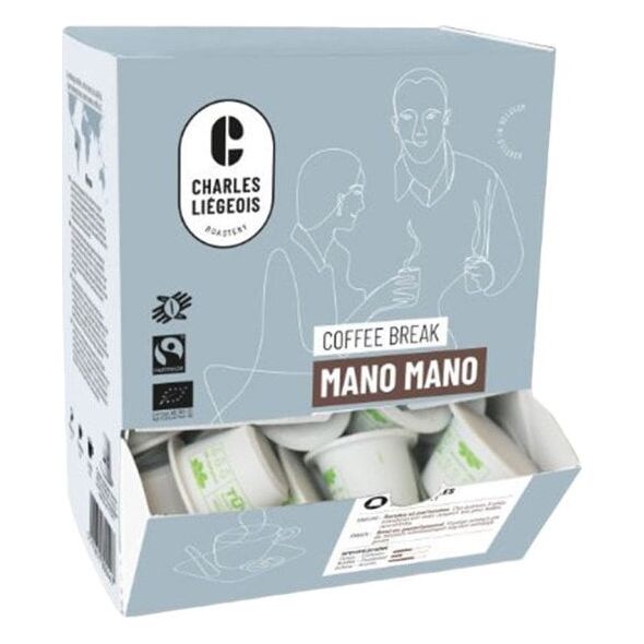 Κάψουλες καφέ συμβατές με Nespresso(r) Charles Liegeois Mano Mano, 50 τεμ.