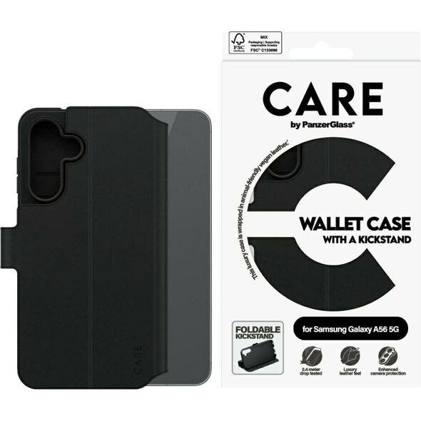 Etui CARE by PanzerGlass Feature Wallet Case Kickstand Samsung Galaxy A56 5G